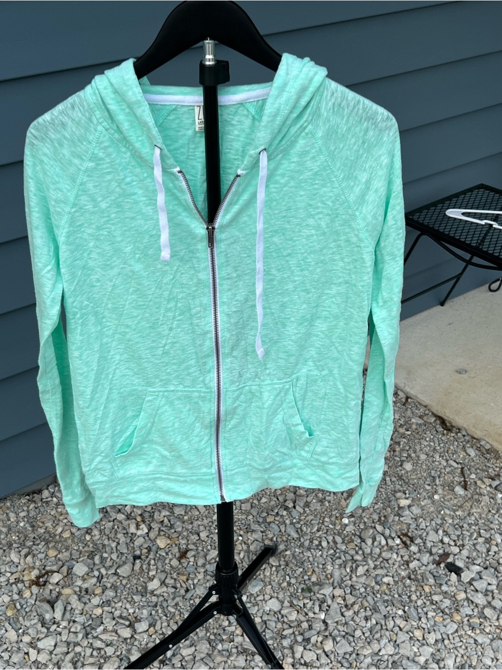 Zine Clothing Mint Green Zip Hoodie - Women